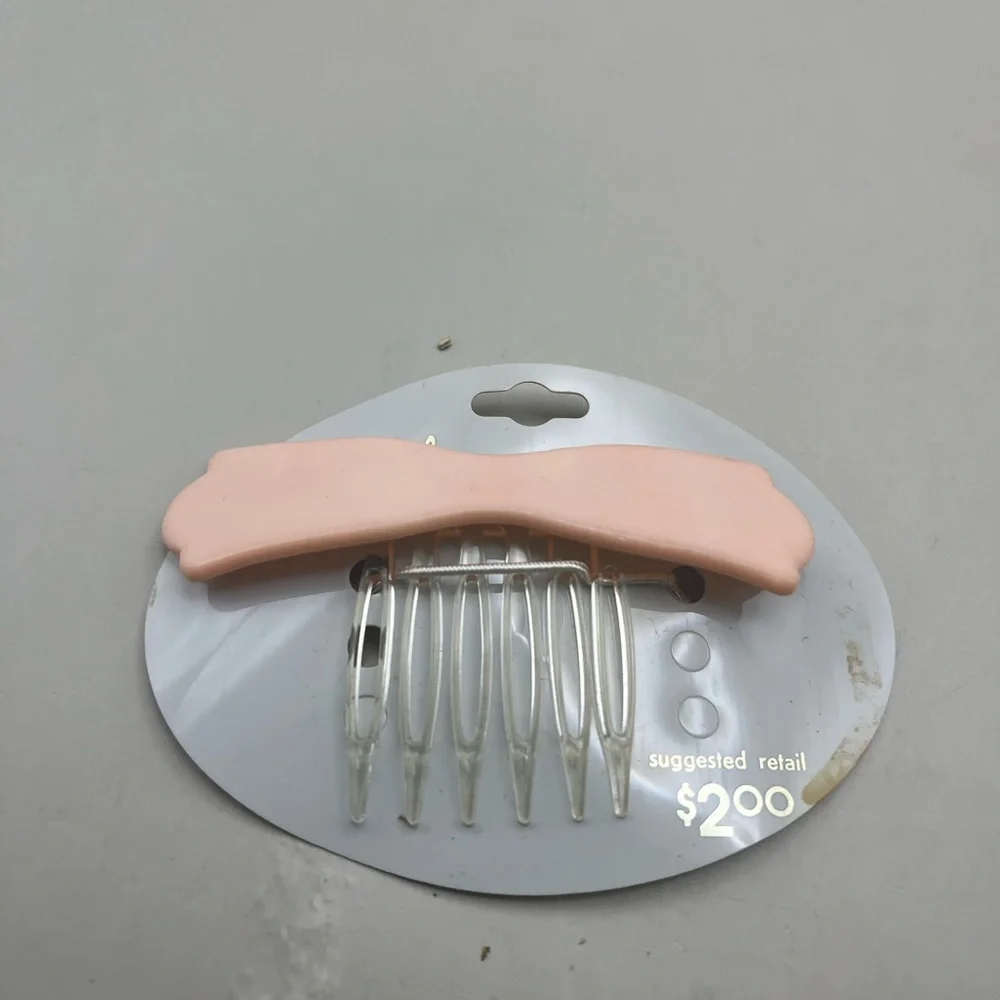 Vintage-Inspired Hair Comb Set with Bird and Grape Designs